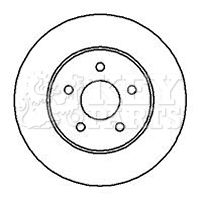 KEY PARTS Bremžu diski KBD4239